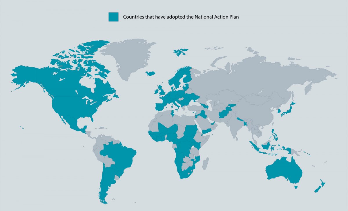 National Action Plan Map