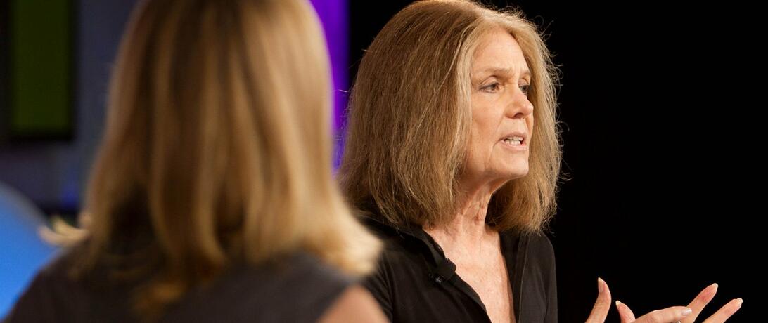 Gloria Steinem of Ms. Magazine and the Women’s Action Alliance speaking during ONE ON ONE