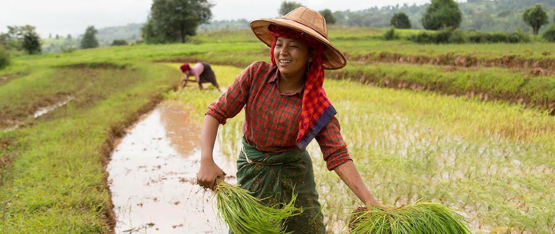 For women working in agriculture, rains are a necessary part of life, but flooding can threaten economic livelihoods and survival, by Nicolas