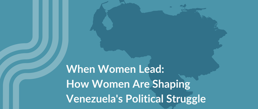 How Women Are Shaping Venezuela's Political Struggle