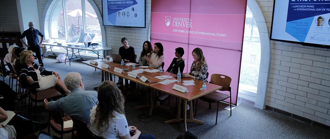 panel peace day women's activism media 