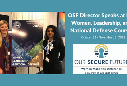 Women, Leadership and National Defense Course